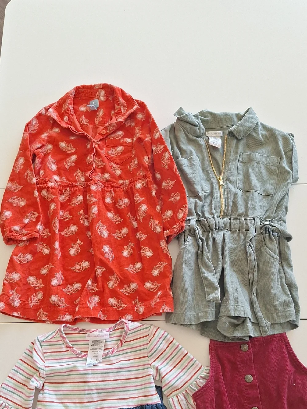 Little Girls Dress Lot Size 4 (4pcs) Gap Old Navy Bonnie Jean Max Studio